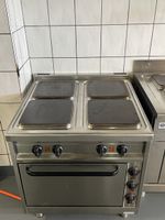 Professioneller Elektroherd EKU 700 – 400 V – 4 Kochplatten 