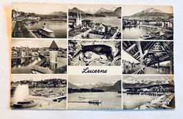 AK Luzern, Multiview, Dampfschiff, nicht gelaufen