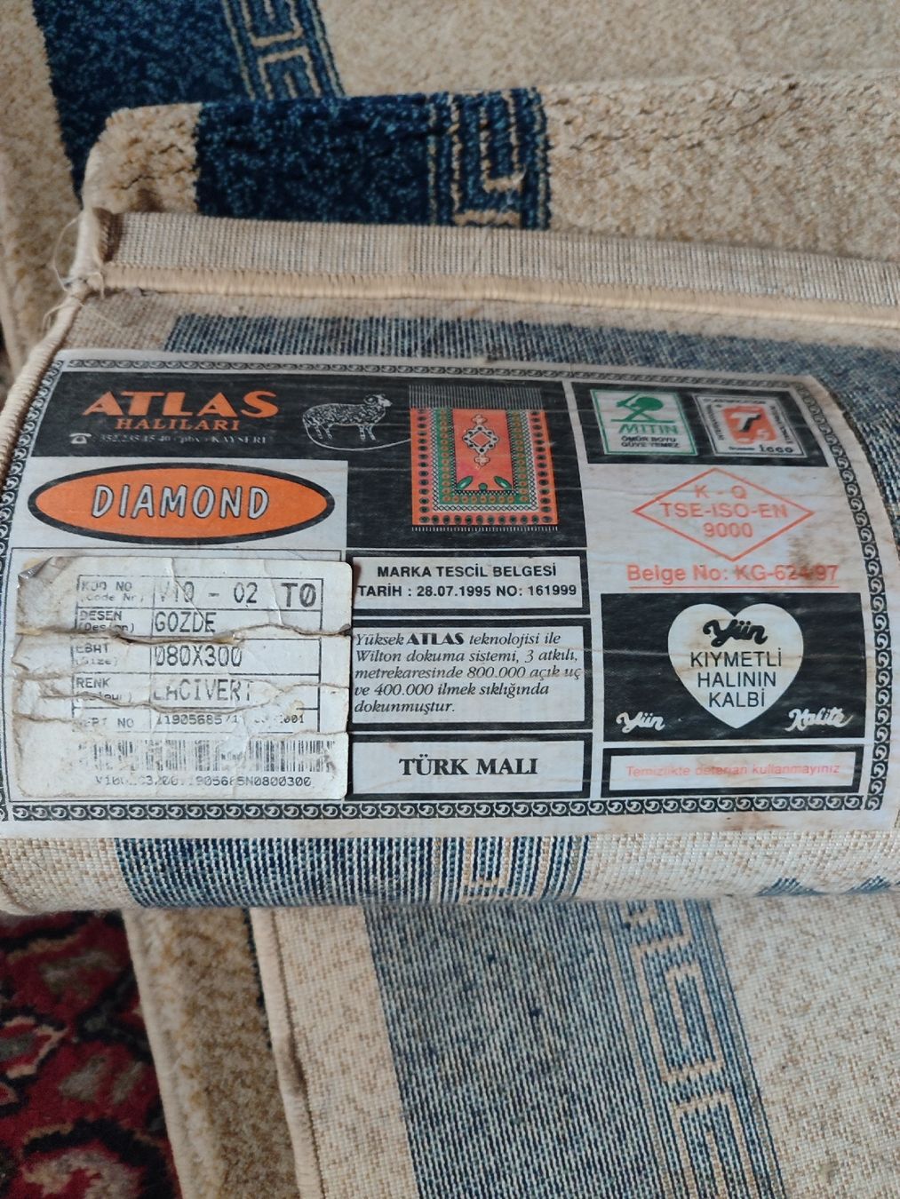 Tappeti: Atlas Diamond Läufer – Usato da Kleinwangen venduto da Cane18corso 2