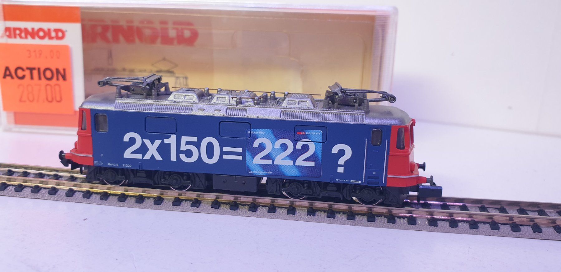 Arnold Modelleisenbahnen: Arnold SBB Re4/4 Spur N 2396 – Neu (gemäss Beschreibung) aus Neuenhof von ludovicco 3