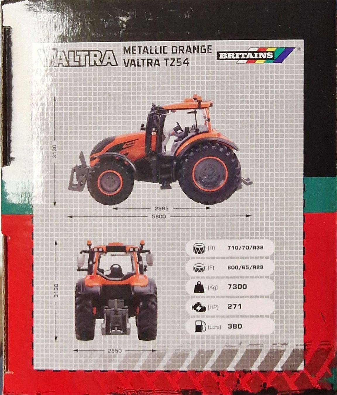 Britains Giocattoli: Valtra Spielzeugtraktor – Nuovo e nell'imballaggio originale da Reinach AG venduto da Stalder-Technik 2