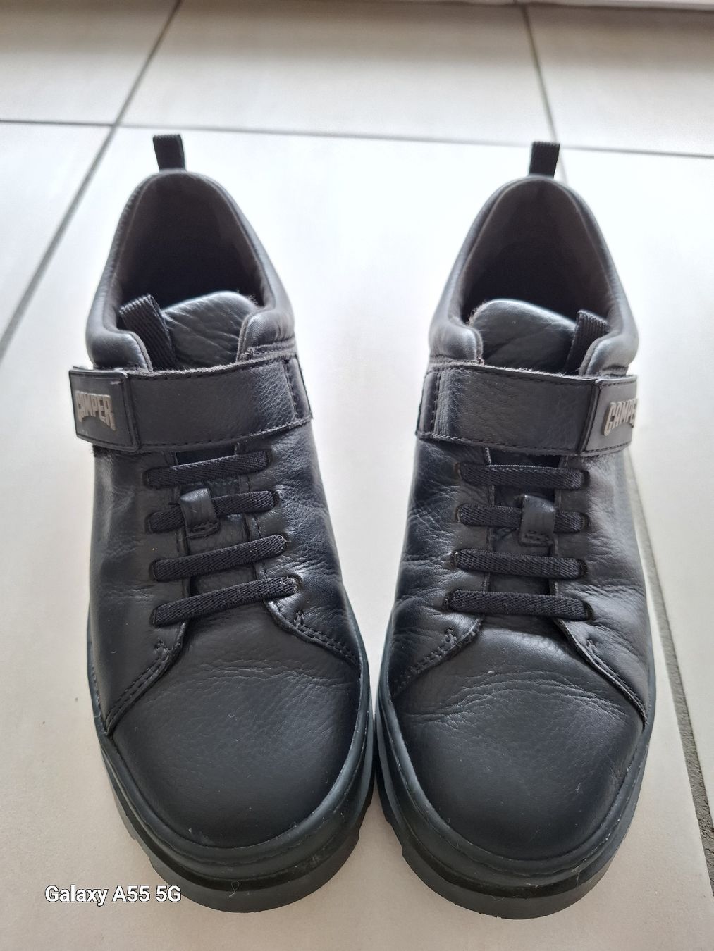 Camper Scarpe da donna: Camper chaussures noires, taille 36, cuir souple – Usato da Payerne venduto da wardi11