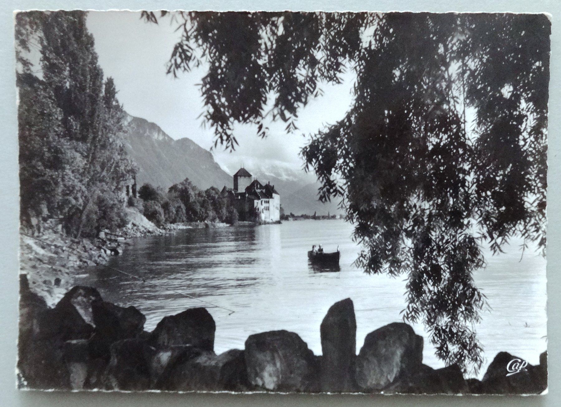 Ansichtskarten: Lac Léman - Château de Chillon – Gebraucht aus Fétigny von Billy2miny