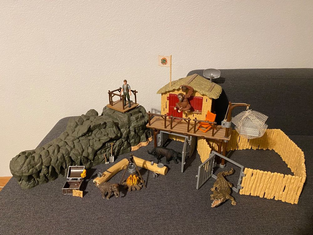 Schleich Wild Life Adventure - Bote Bote Con Ranger De 11 Pi | Cuotas