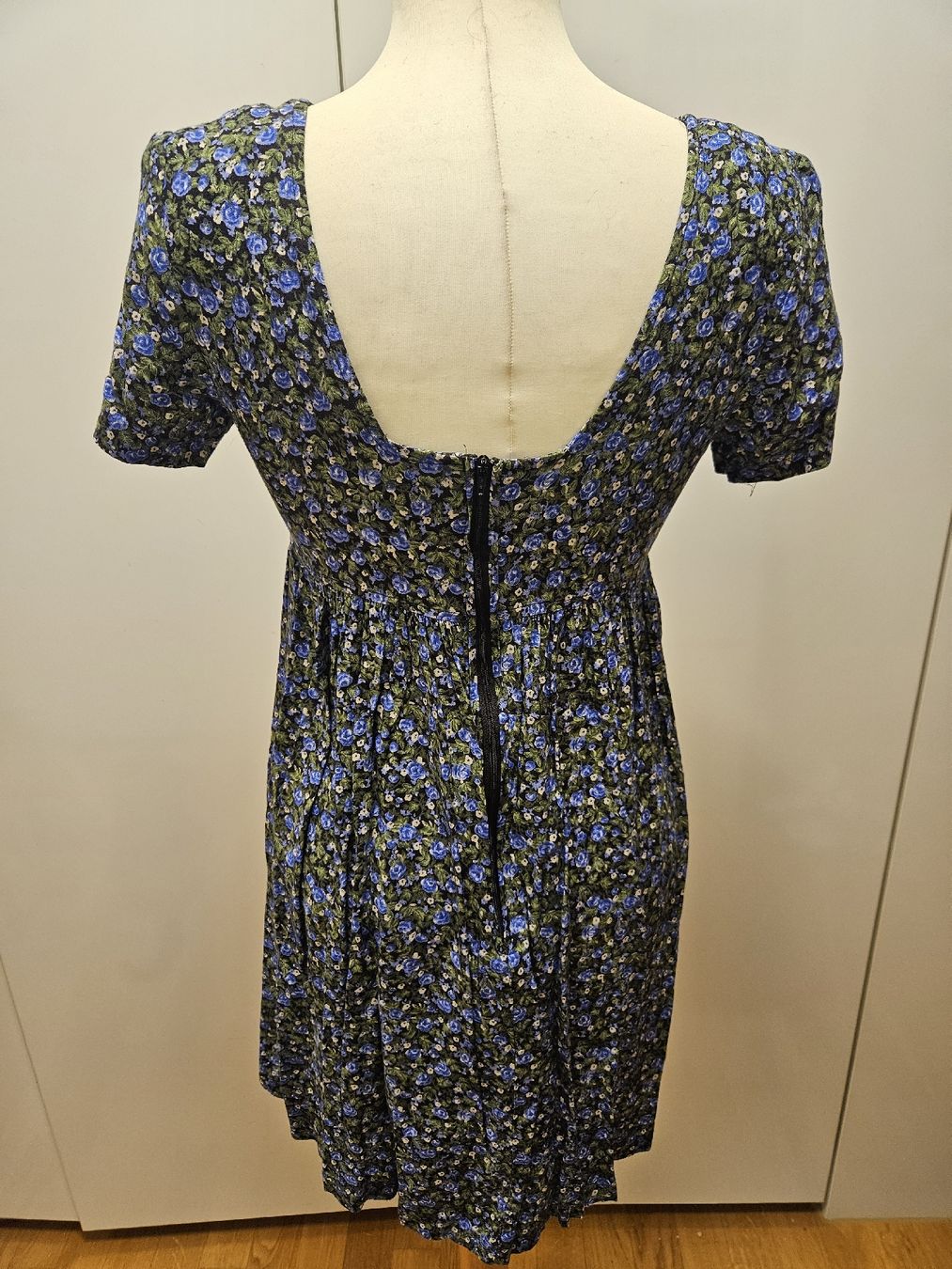 Vestiti: Vintage Flower Boho Babydoll Kleid – Usato da Zürich venduto da ColdCoffee 3