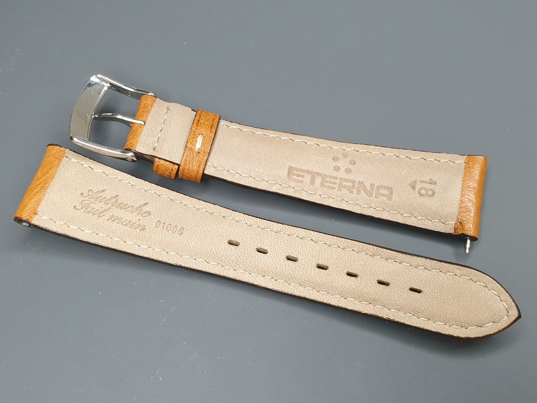 Armbänder & -reifen: Straussenleder Armband 18mm – Gebraucht aus Neyruz FR von Flyback 3