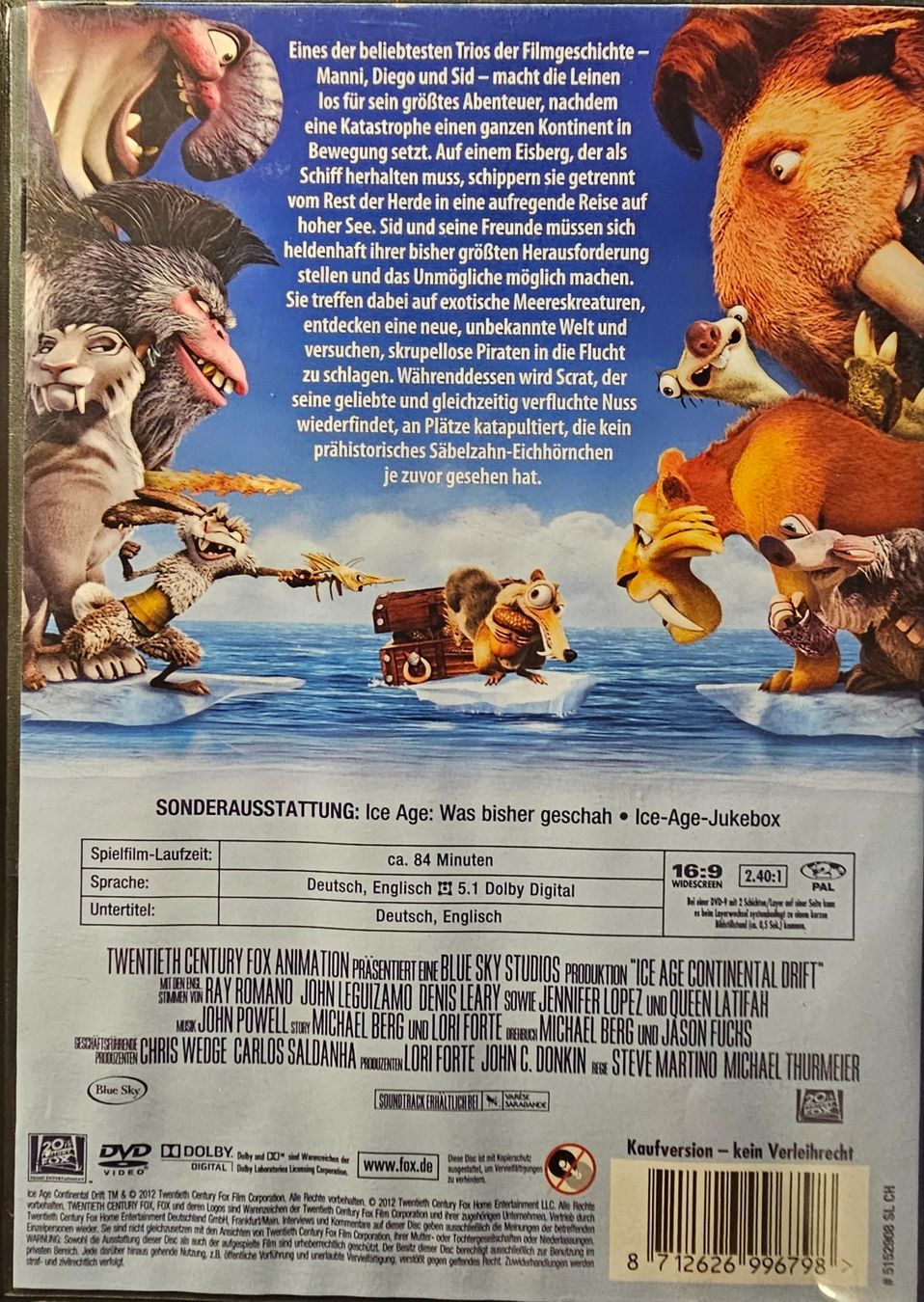 Tous les DVDs: Ice Age 4 - Voll Verschoben – D'occasion à Wahlen b. Laufen par Cg10 1