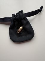 APM MONACO RING MIT LOVE MORSECODE GR. 52 Goldfarben mit Box