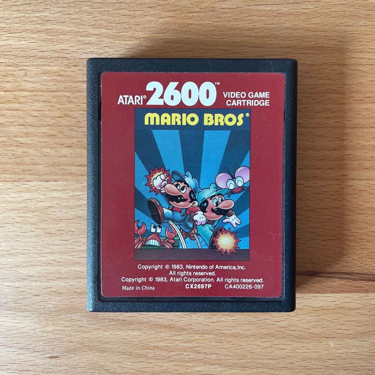Jeux Vidéo MARIO BROS 2600 Atari 2600 d'occasion