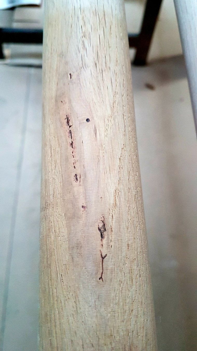 Articoli in legno: 4 Stk. Handlauf Rundstab Eiche D: 45 mm Los 207 – Nuovo (secondo la descrizione) da Sulgen venduto da Wag0815 6