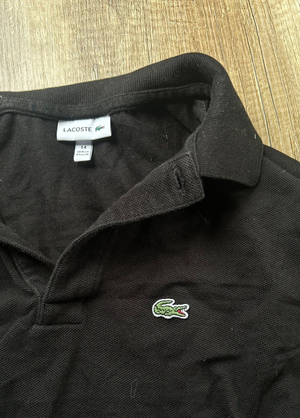 Lacoste Magliette Polo: Lacoste Longsleeve schwarz Grösse XS – Usato da Basel venduto da likeitbuyit 1