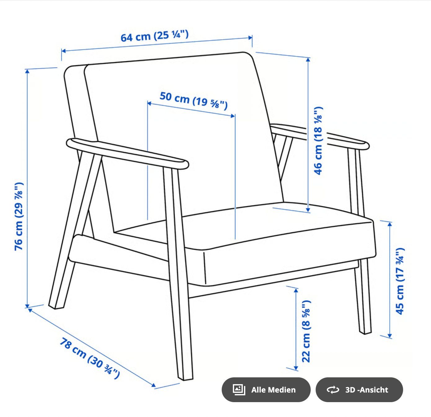 Ikea Poltrone: Sessel – Nuovo (secondo la descrizione) da Buchs AG venduto da Hedda_Marie 3
