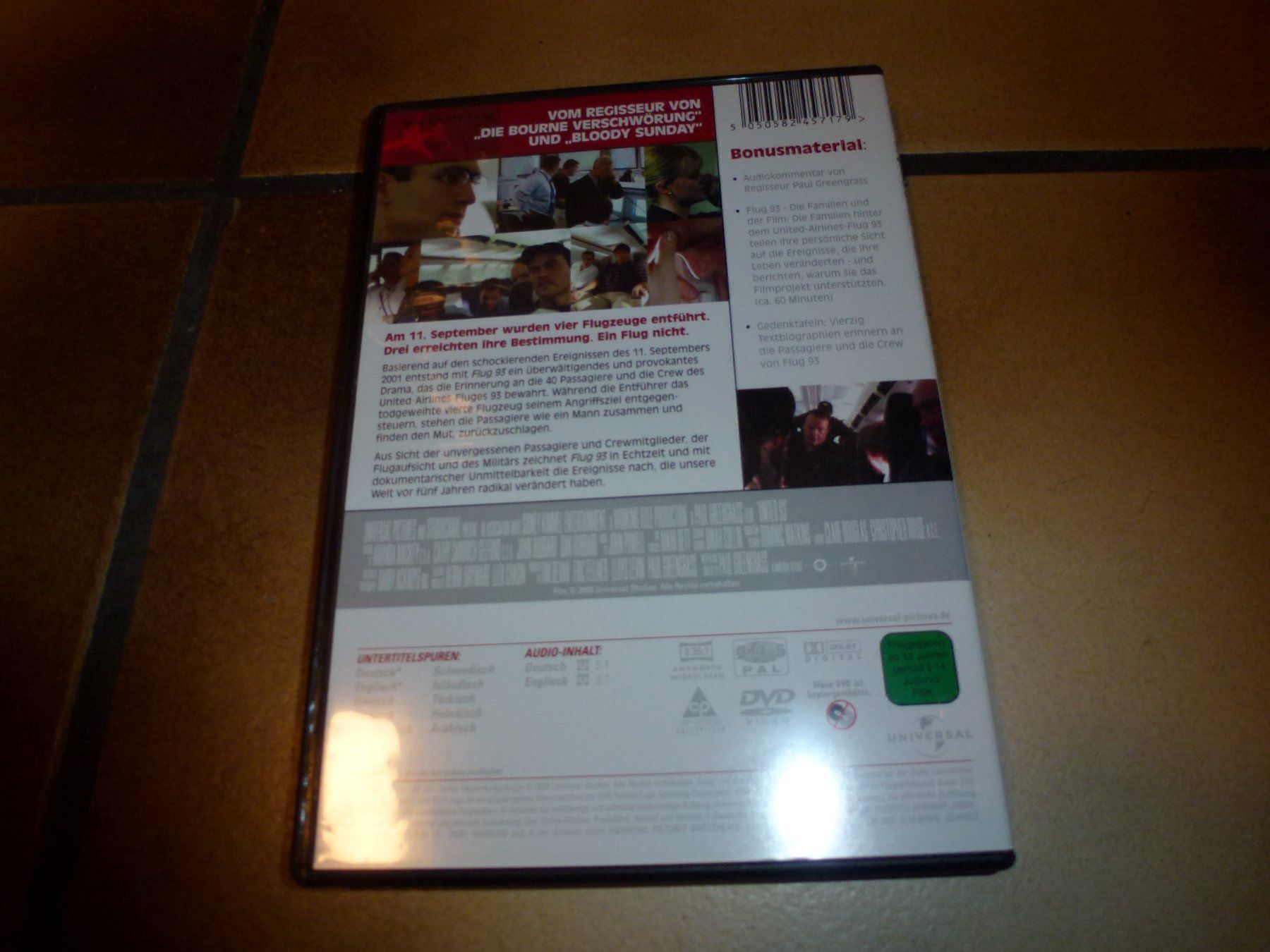 Tutti i DVDs: Flug 93 (DVD) – Usato da Olten venduto da Disc-Verkauf 2