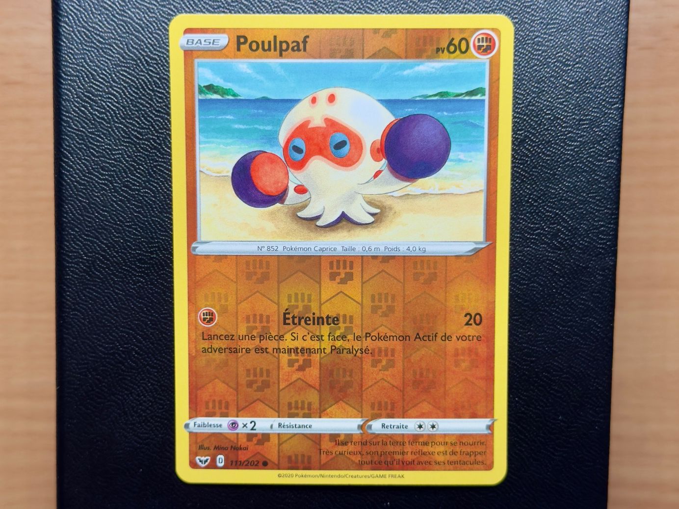 Pokémon Carte collezionabili: Poulpaf Reverse (111/202)- Épée et Bouclier - SSH FR EB01 – Usato da Chézard-St-Martin venduto da Kro_Cards