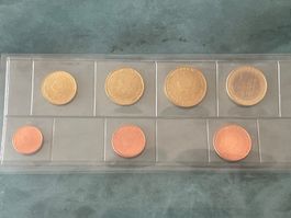 Niederlande 2011 Euro Kursmünzensatz ohne 2 Euro