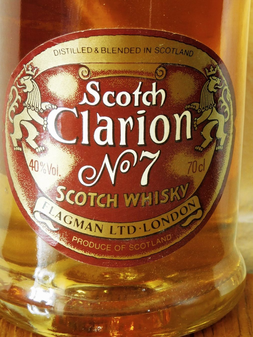 Spirituosen: Clarion No.7 Scotch Whisky 1980s – Neu (gemäss Beschreibung) aus Emmenbrücke von Ulisse-22 1