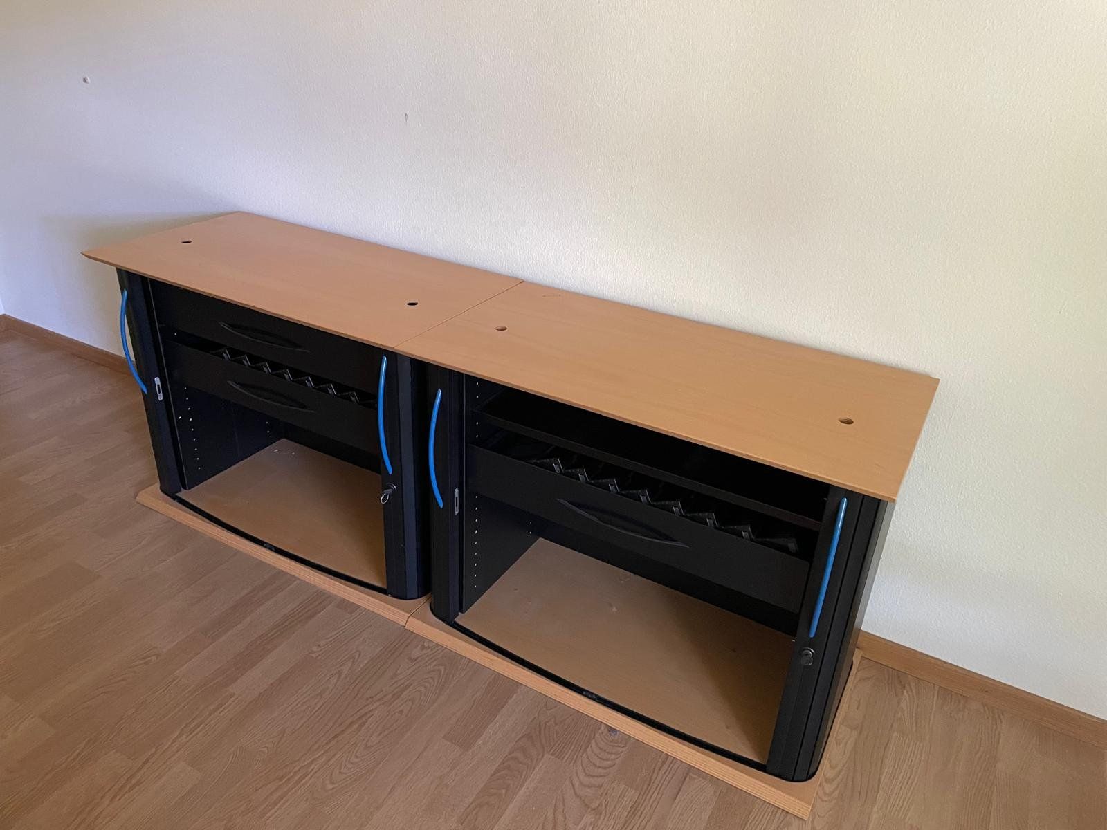 Cassettiere: Büro-Korpus (2x) - Kommode mit integriertem Ablagesystem – Usato da Zürich venduto da FrogstileTokyo 1