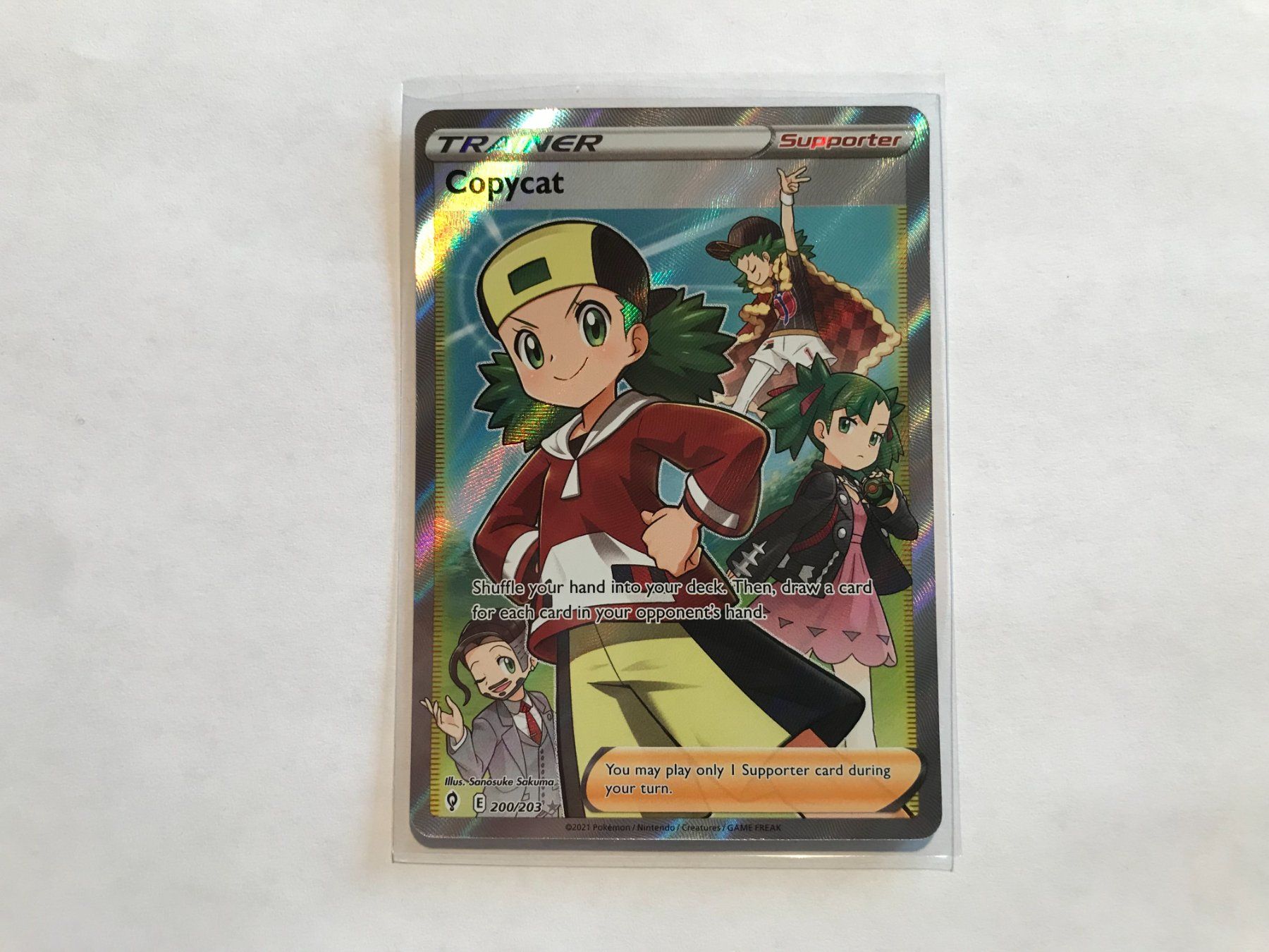 Pokémon Carte collezionabili: Trainer Copycat Fullart Evolving Skies EN – Usato da Hagendorn venduto da Pokecollectorch