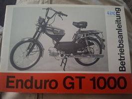 enduro GT 1000 moped mofa vélomoteur manuel entretien rare 