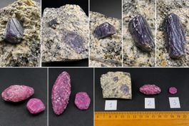 Corundum Collection – Sapphire (Madagascar) & Ruby Crystals