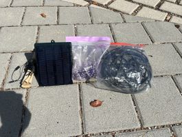 Irrigatia Solarpanel + Bewässerungsschläuche & Zubehör 
