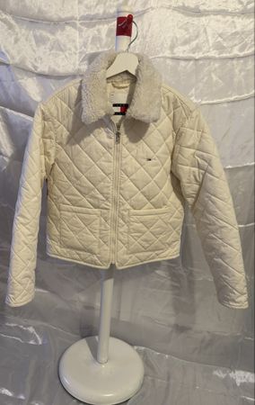 Tommy Jeans Jacke Gr. M - Beige / Creme 