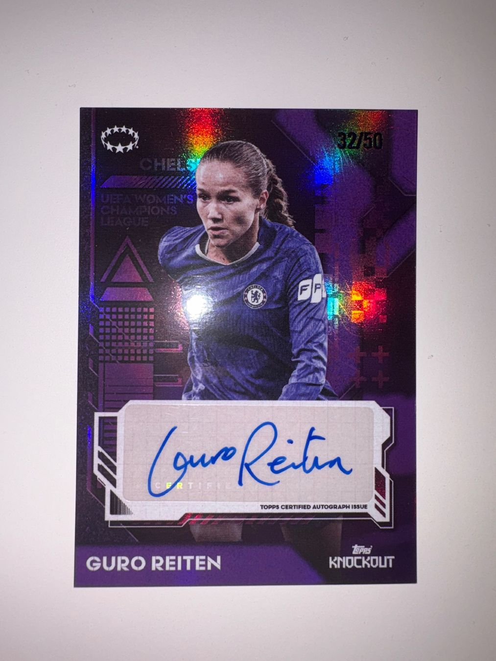 Topps Carte collezionabili: Topps Knockout UWCL Guro Reiten /50 Autograph – Nuovo (secondo la descrizione) da Kiesen venduto da jan_siegenthaler