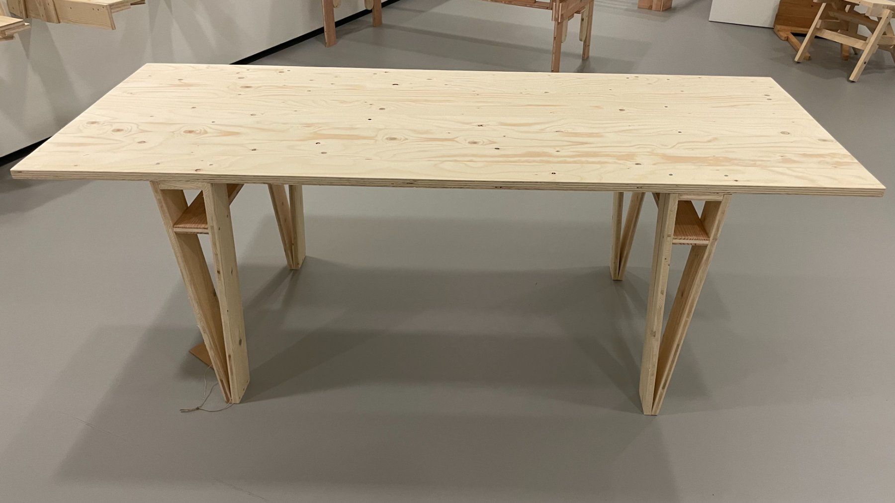 Tavoli: Table rectangulaire en bois neuve - Enzo Mari / MBAL – Nuovo (secondo la descrizione) da Le Locle venduto da MBAL2400