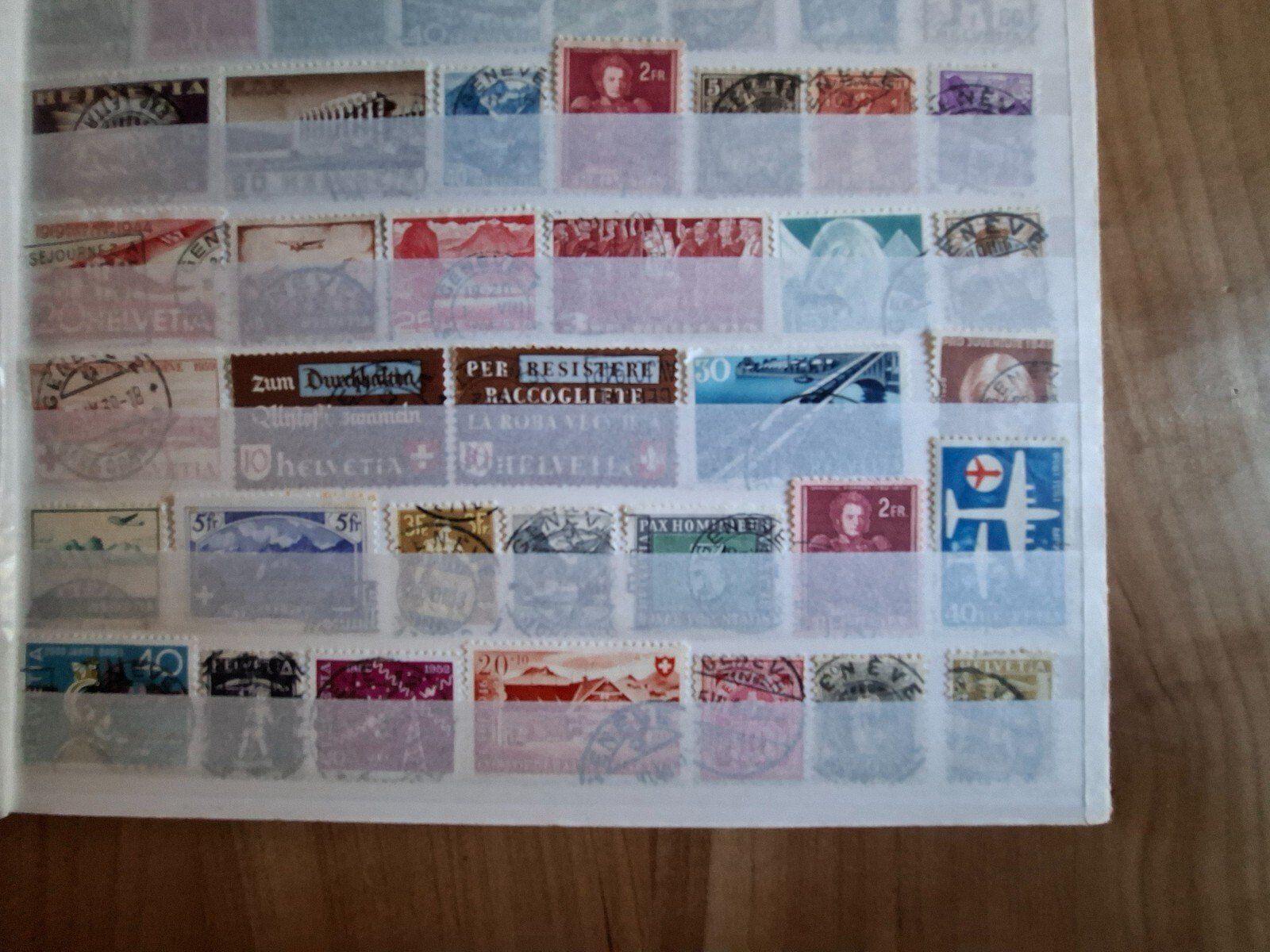 Tutti i francobolli: 71 Schweizer Briefmarken mit Stempel "Genève" – Usato da Frauenfeld venduto da Interessent1 3
