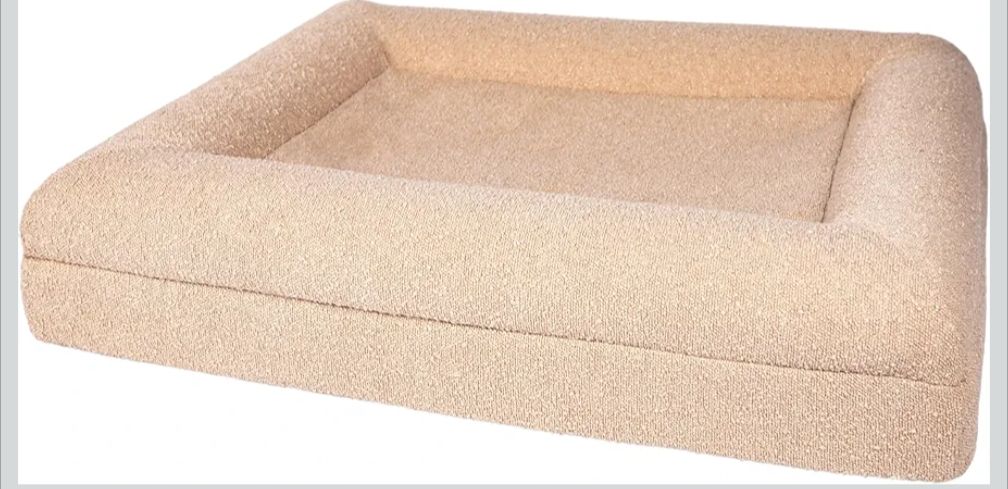 Cucce & Letti: NEW memory foam dog bed beige boucle fabric – Nuovo (secondo la descrizione) da Wilen b. Wollerau venduto da Amessa 1