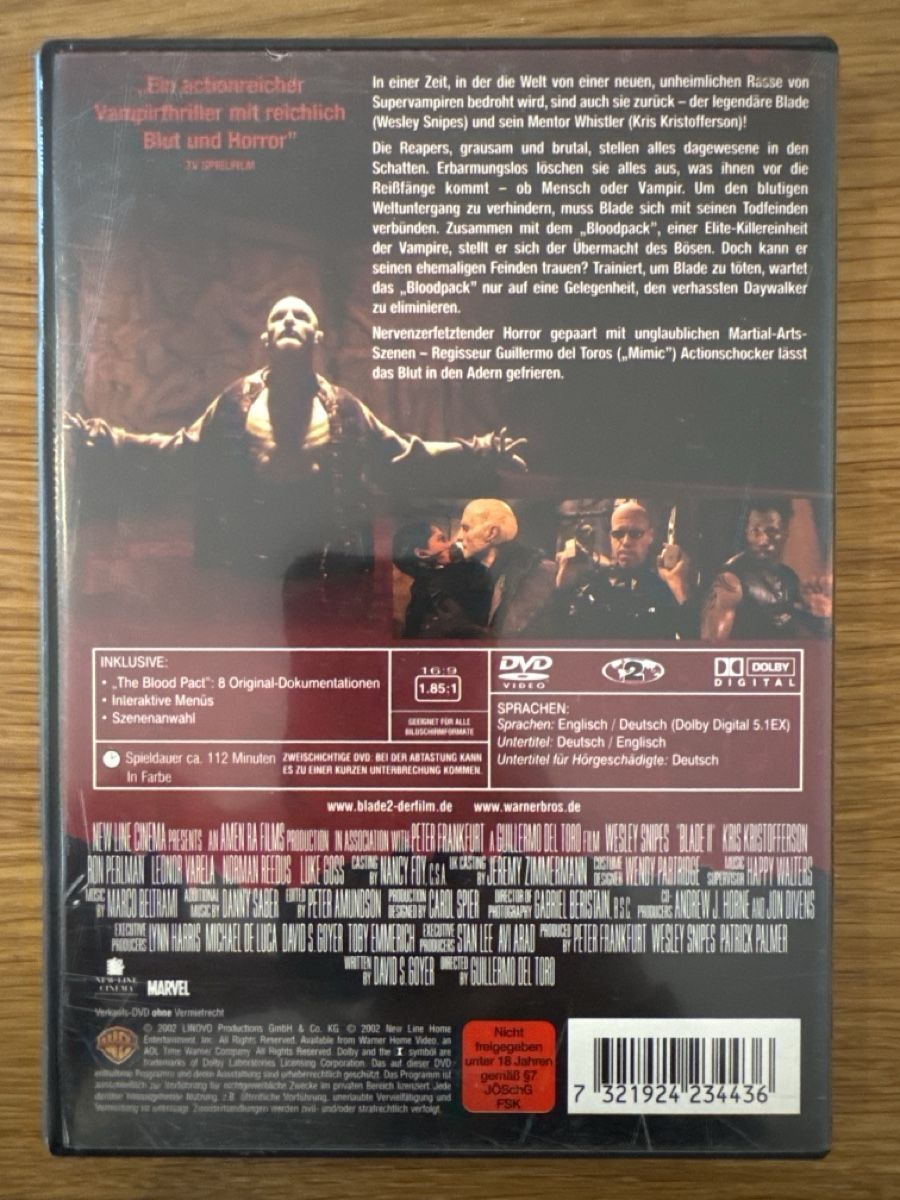 Tutti i DVDs: DVD / Blade II  – Usato da Herzogenbuchsee venduto da TCG-High-Quality 3