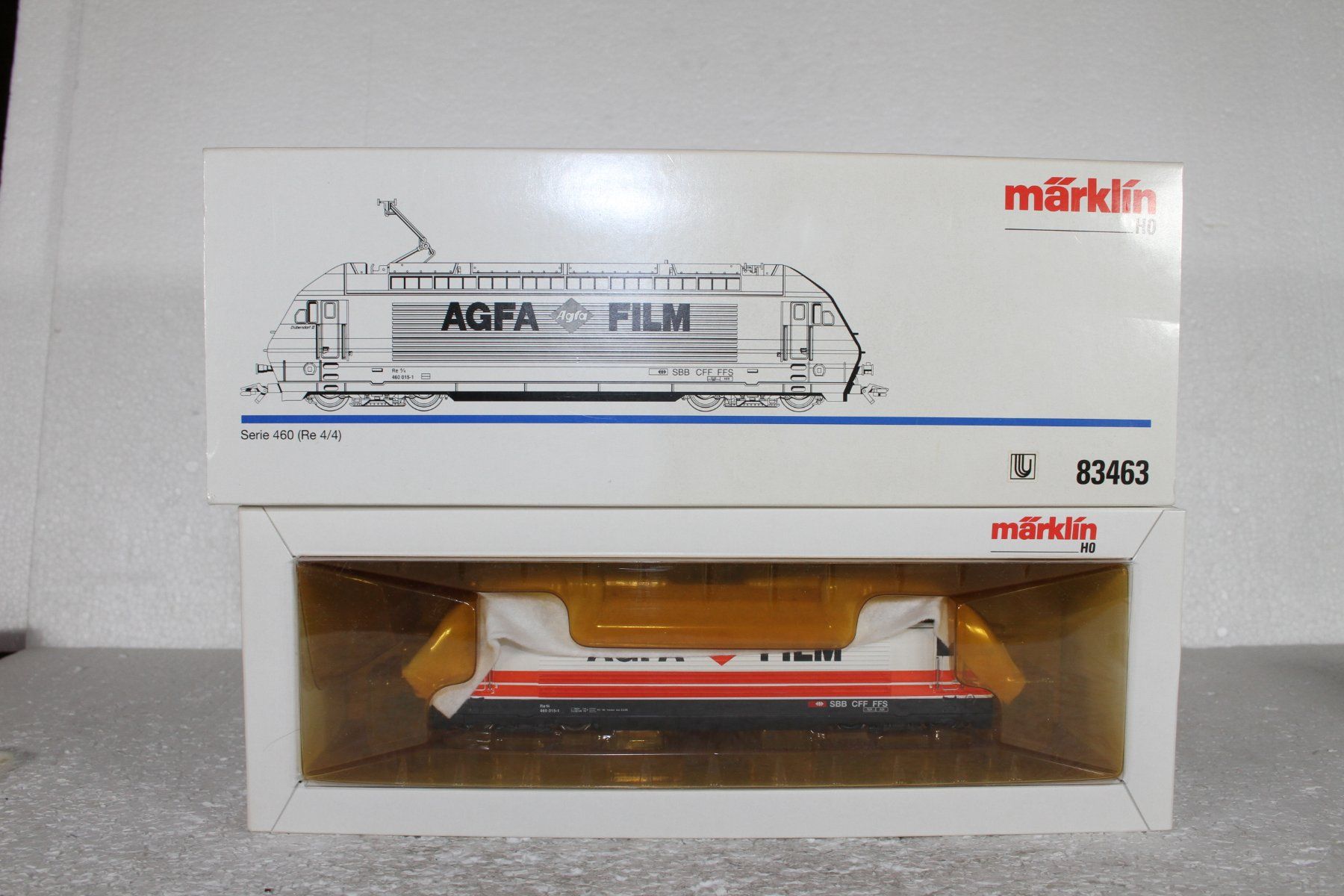 Märklin Modellini di ferrovie: Märklin 83463 SBB Re 460 Agfa – Usato da Triesen venduto da gleis8 9