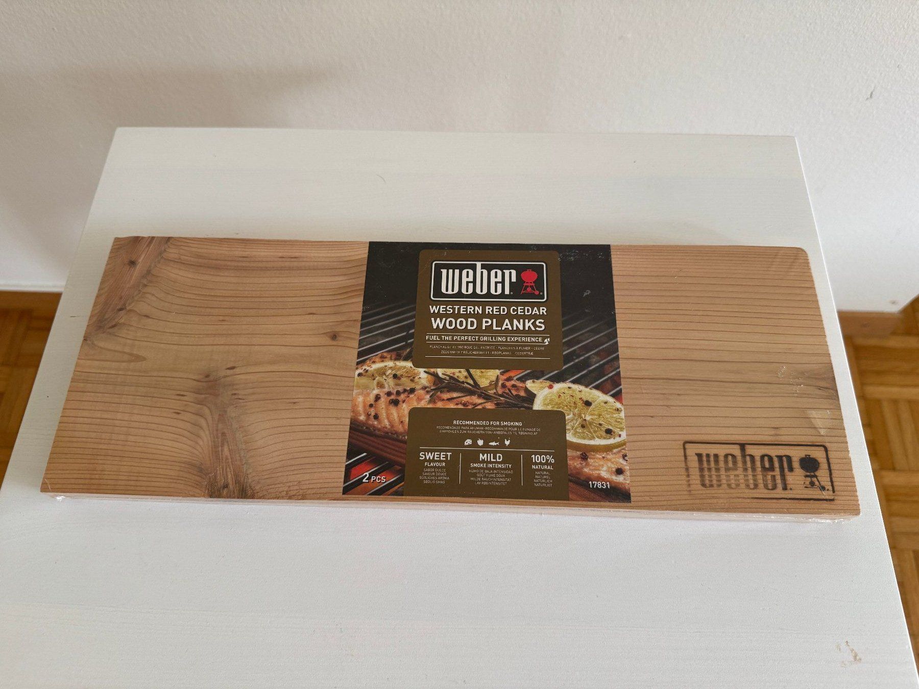 Weber Grills: Weber Wood Planks Western Red Cedar – Neu und originalverpackt aus Zürich von mcl_78ql