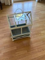 Terrarium en verre et métal