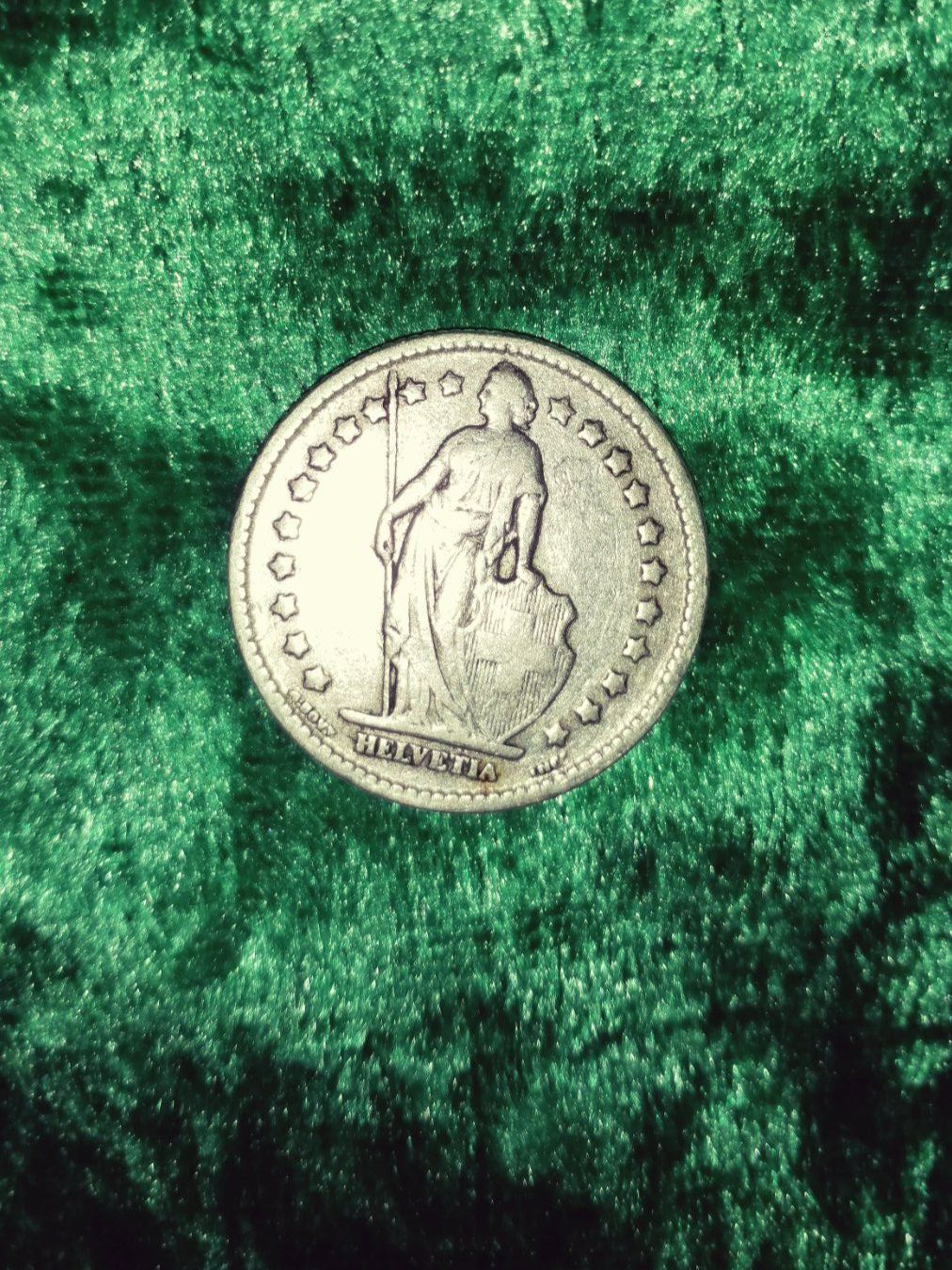 Tutti le monete: CH, 1 Franken/Franc /Franco  1910 – Usato da Gordola venduto da ale_5wbc