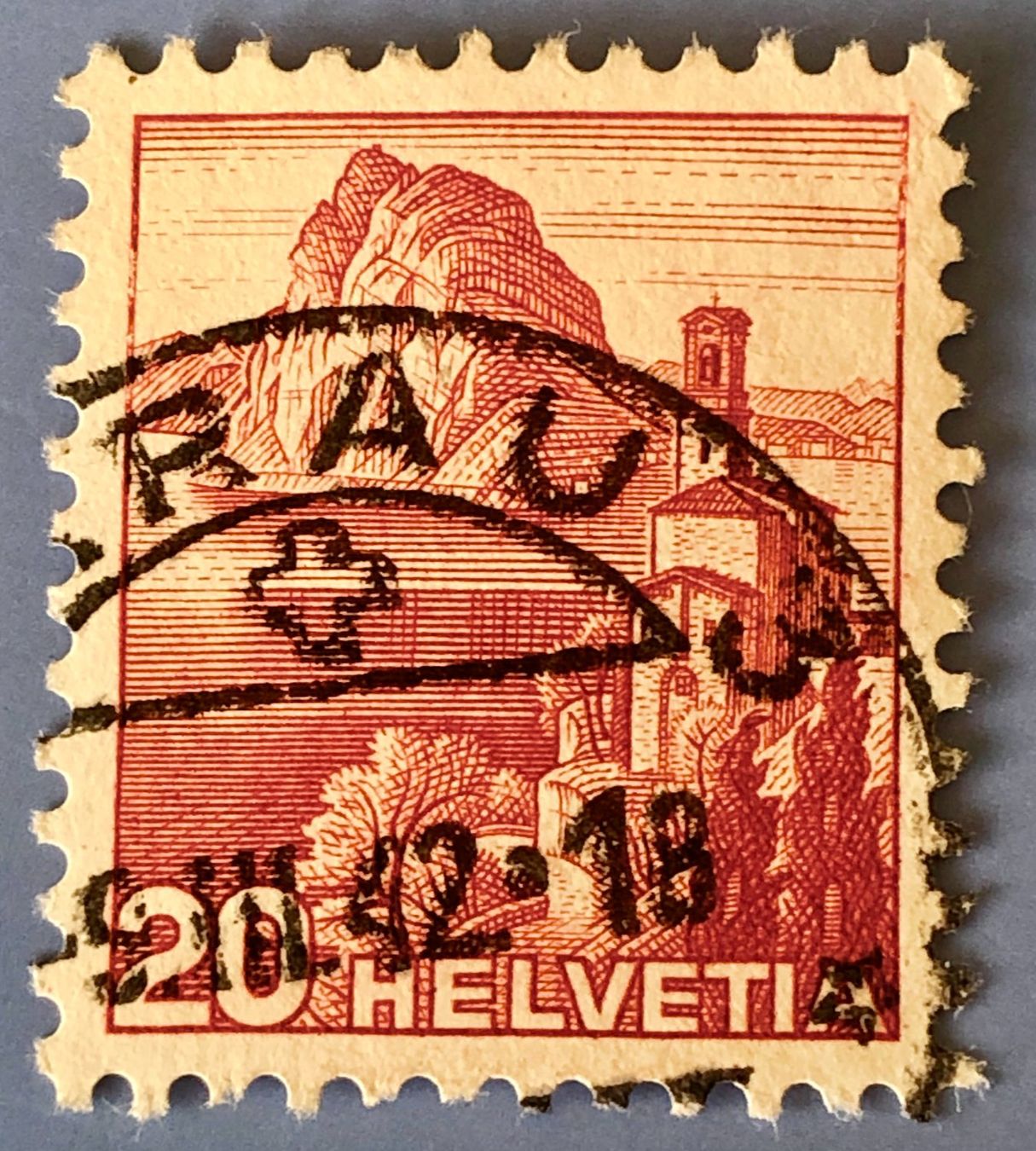 Tutti i francobolli: Nr.215 Landschaftsbilder Briefmarken gestempelt   – Usato da Aarau venduto da Billa007