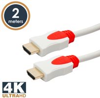 HDMI Kabel - 2 Meter - ULTRA 4K weiss