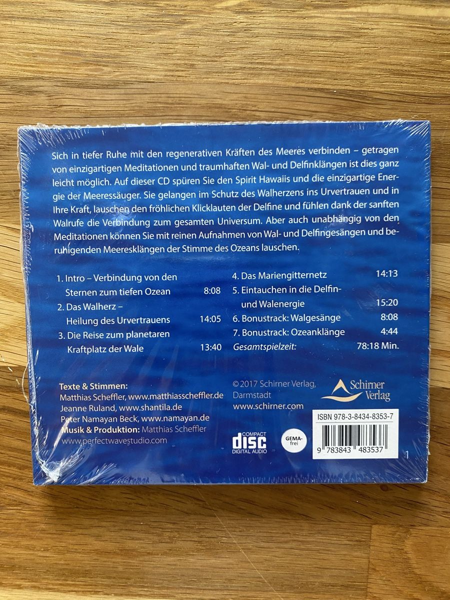 CD: Klang der Wale CD - Meditationen - Neu & Originalverpackt – Nuovo e nell'imballaggio originale da Dorf venduto da Romonta 1