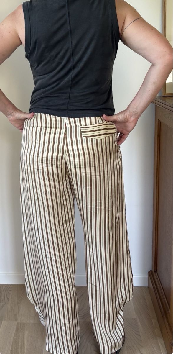 Zara Pantaloni: Hosen aus Viscose gestreift neu – Nuovo (secondo la descrizione) da Zürich venduto da Altnic 1