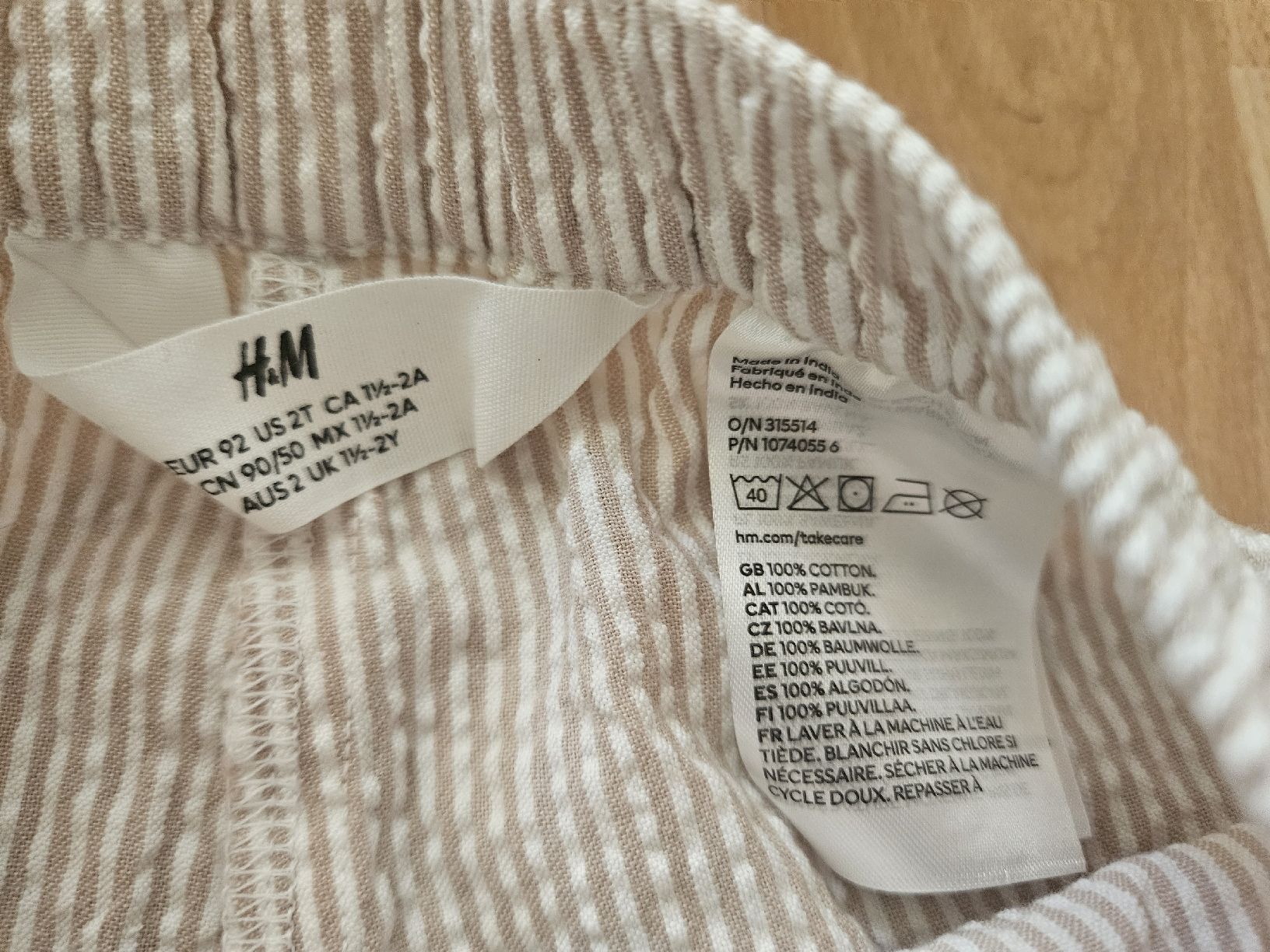H&M Pantaloni: Leichte Sommerhose H&M 92 – Nuovo (secondo la descrizione) da Zürich venduto da Kris8050 3