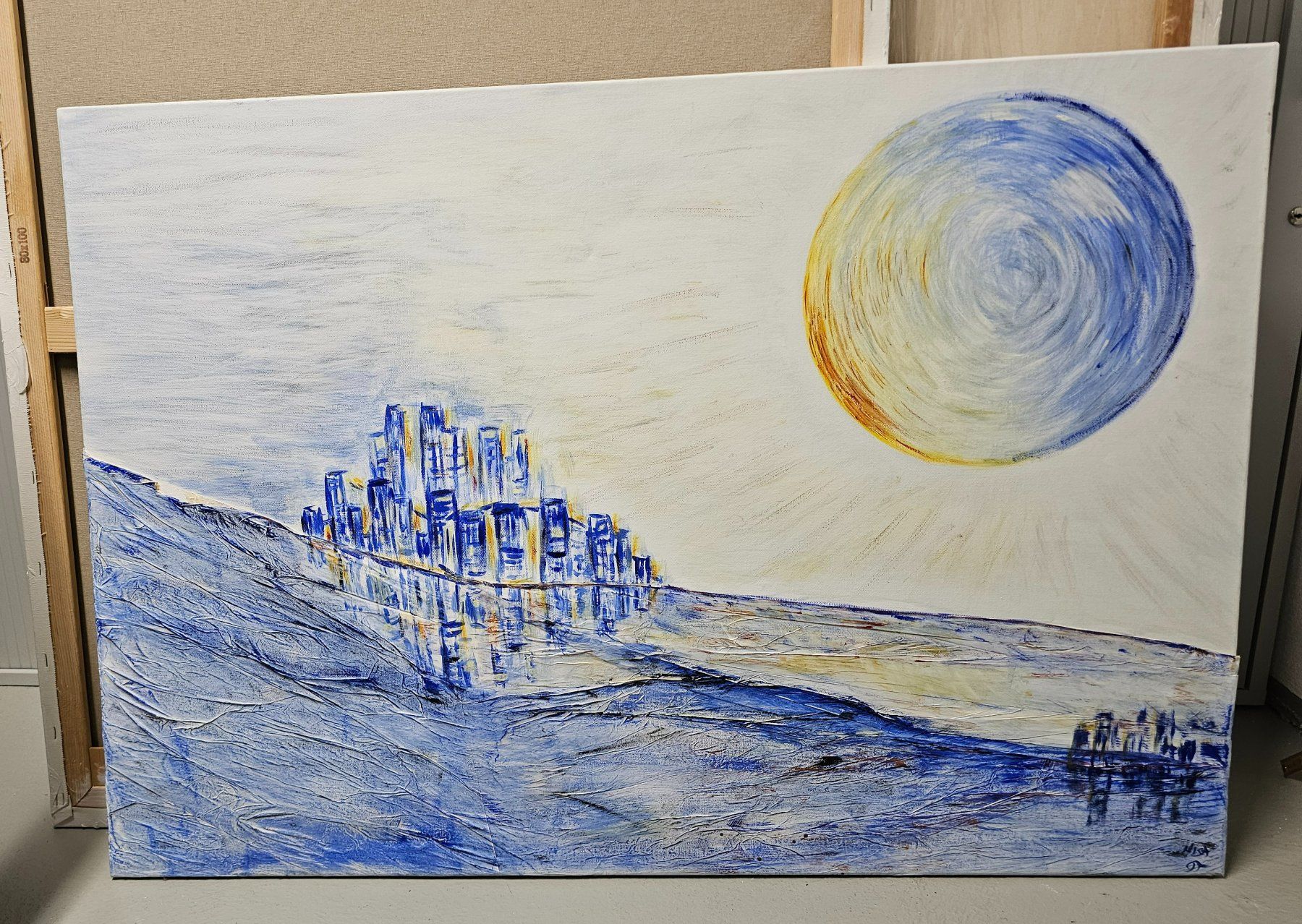 Dipinti: Acryl-Bild auf Leinwand "Universum" – Usato da Oetwil a.d. Limmat venduto da grisilisi