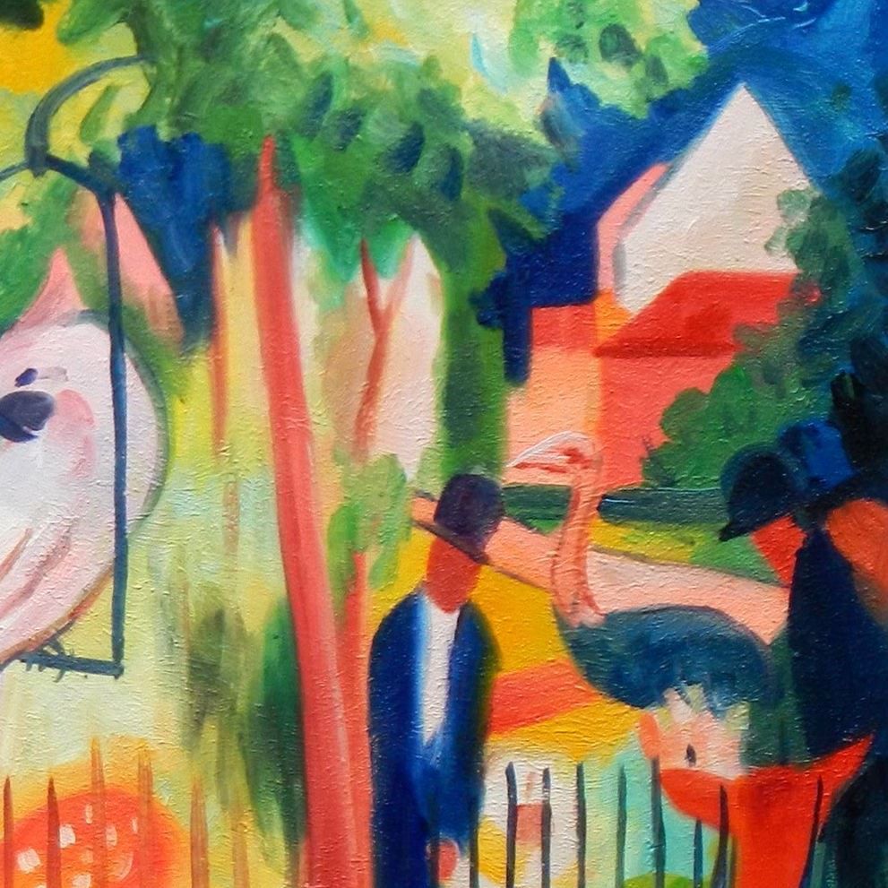 Riproduzioni & Creazioni: August Macke Zoologischer Garten – Nuovo (secondo la descrizione) da Larnaca venduto da KunstDepot24 3