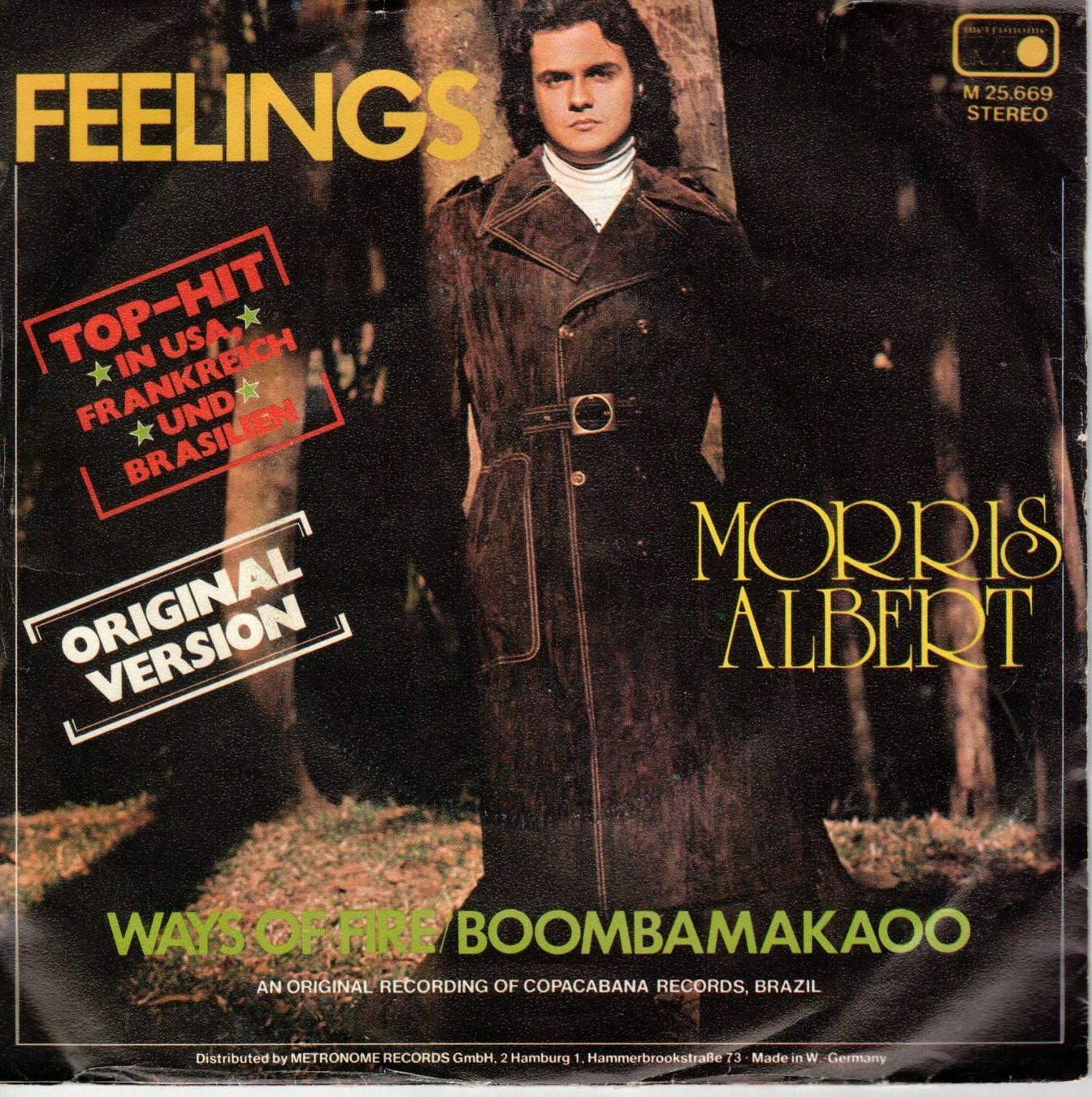Dischi in vinile: Single7  Morris Albert -- Feelings – Usato da Oberwil (Dägerlen) venduto da thealbum