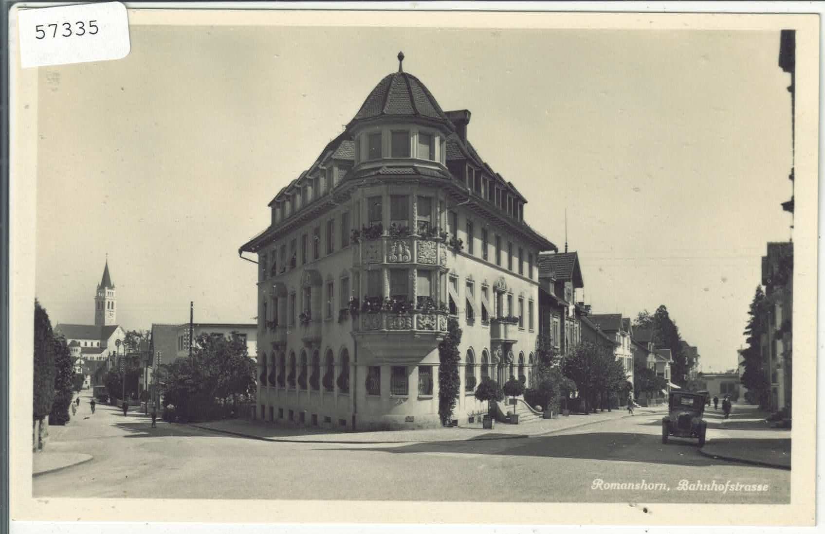 Cartes postales: Romanshorn - Bahnhofstrasse - Auto – D'occasion à Ettingen par Kartenplanet