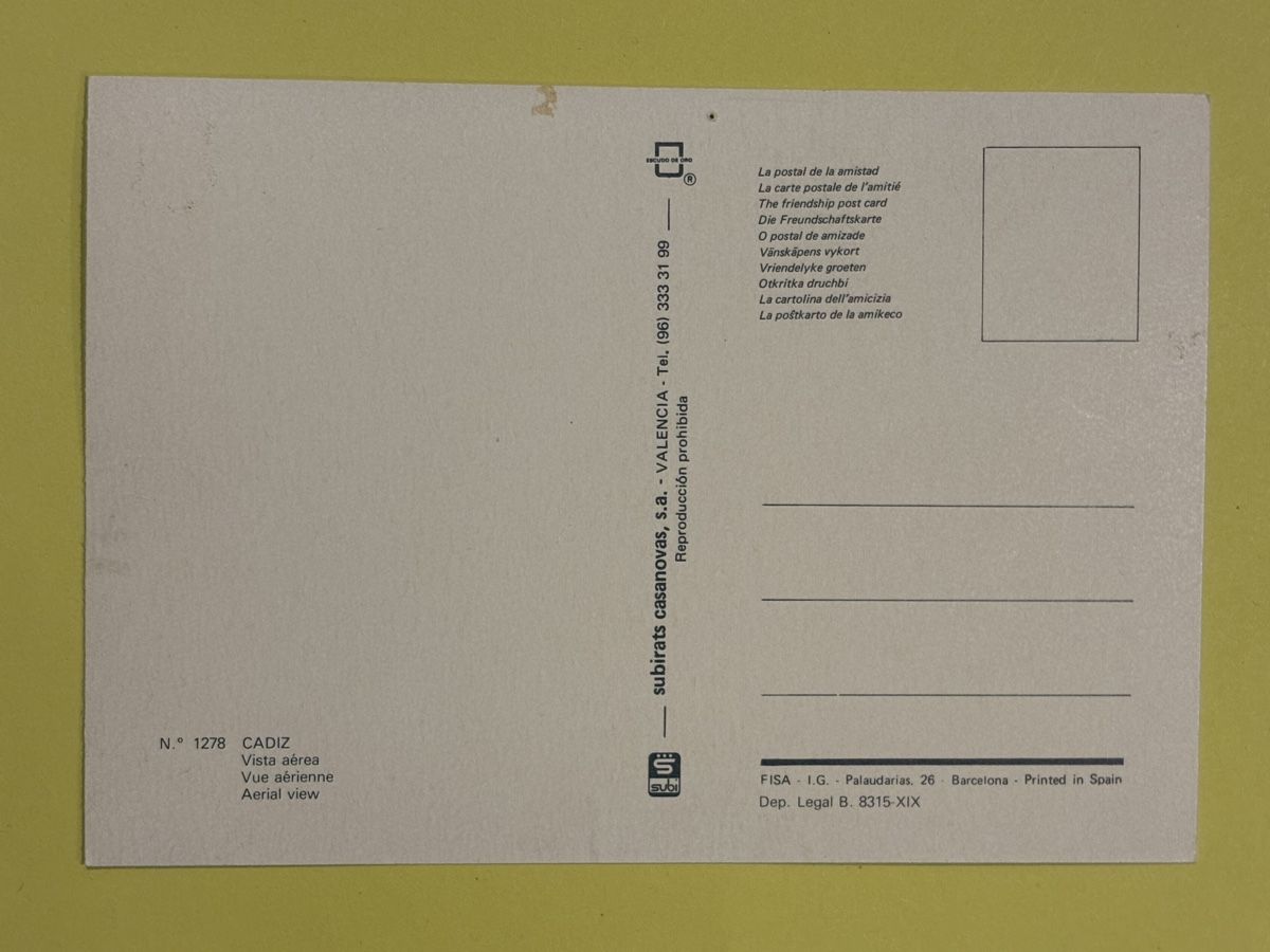 Cartoline postali: AK von Cadiz – Usato da Rümlang venduto da Kartenpost1 1