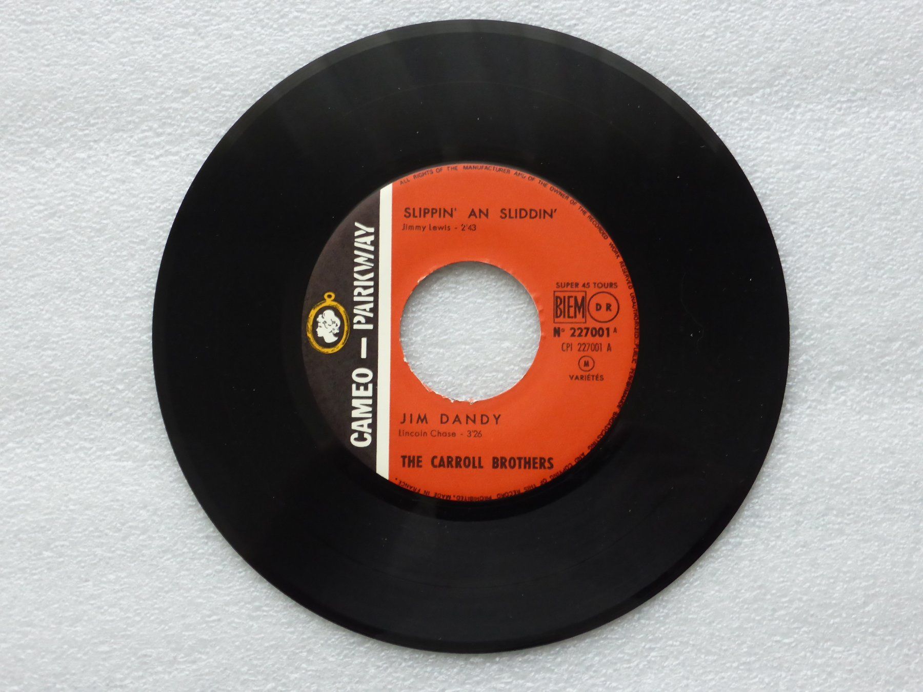 Dischi in vinile: Vinyl Single   EP  CARROLL BROTHERS – Usato da Küssnacht am Rigi venduto da Mondkinder 1