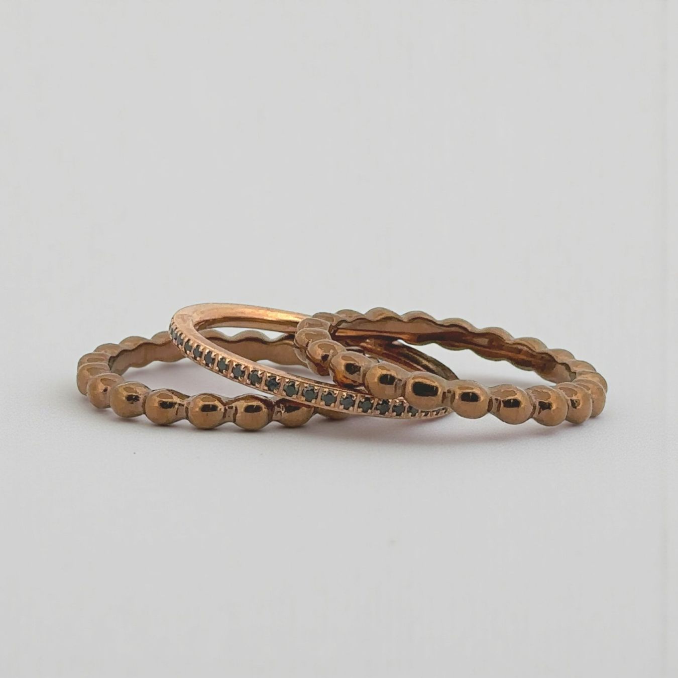 Olga Ribler Ringe: Ring-Set aus 3 Ringen – Edelstahl –Grösse 62 – Neu (gemäss Beschreibung) aus Luzern von Schmuckoutlet