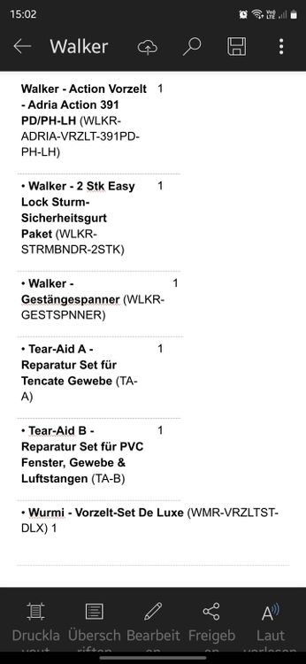 Walker Adria Action 391 Vorzelt / All Season / Neuwertig 8