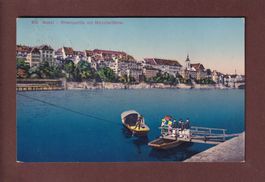 BASEL - Rheinpartie - 1916