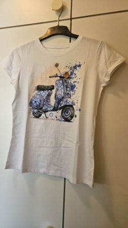 T-shirt vespa misto cotone tg.L/XL